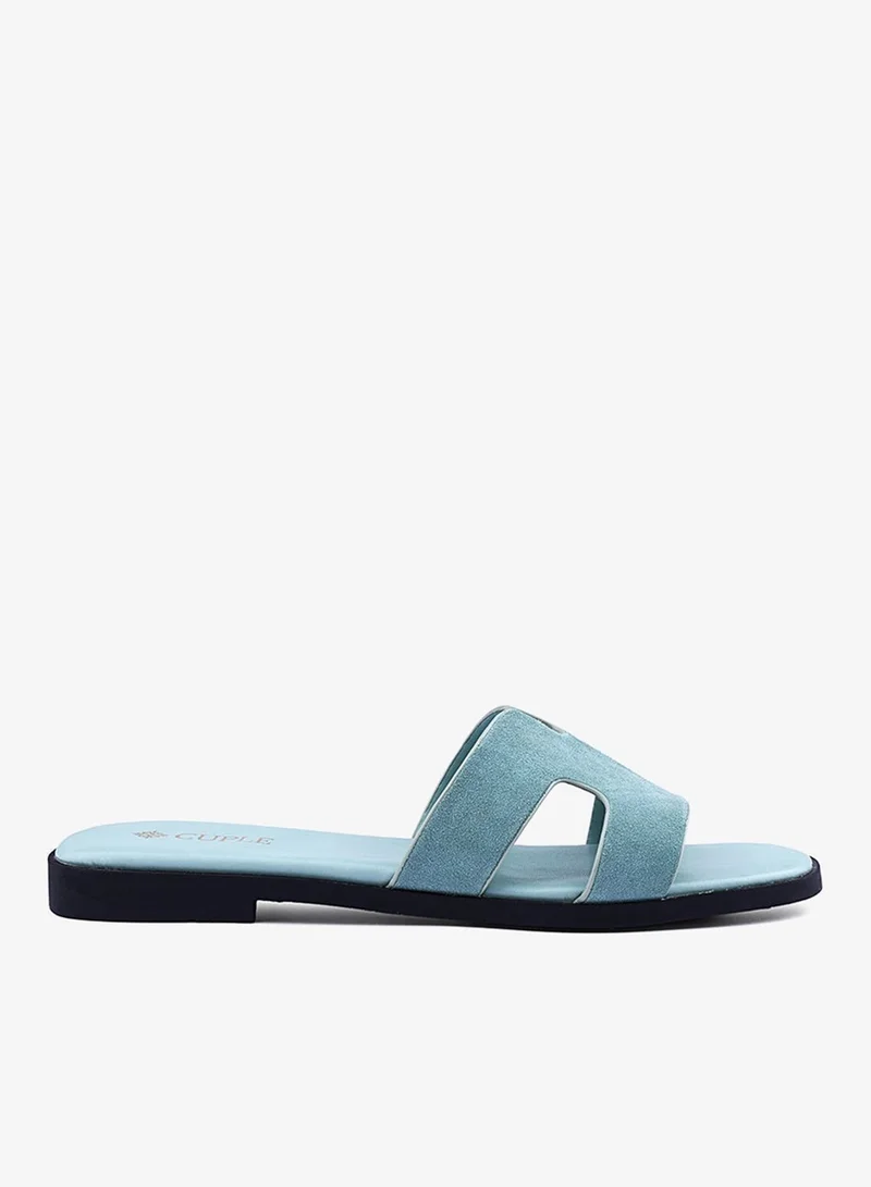 Women's Suede Flat Sandals