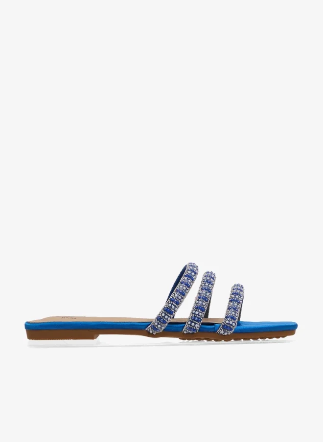Diamante Flat Sandal