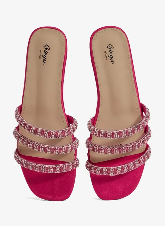 Diamante Flat Sandal – image 4