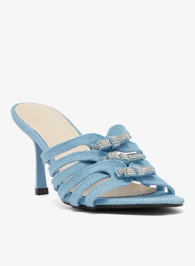 Buckle Wrap Mid-Heel Sandals – image 2