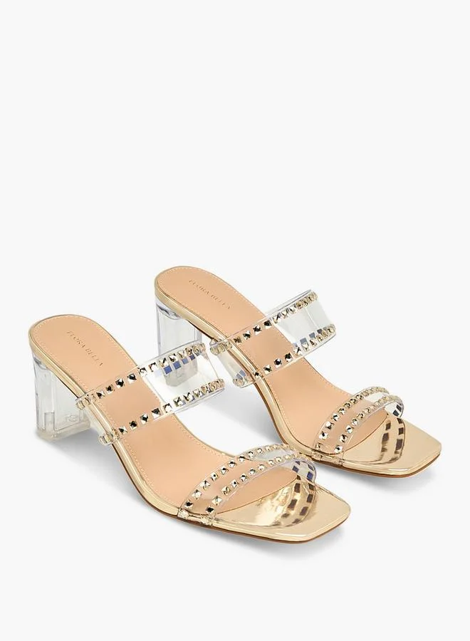 Flora Bella Embellished Block Heel Sandals