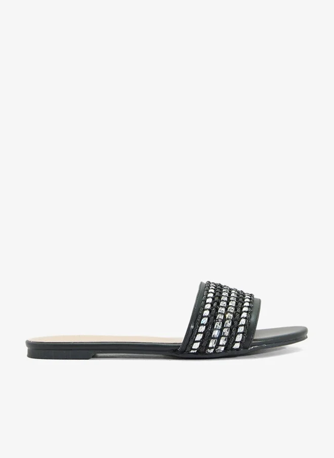 Embellished Flat Sandals