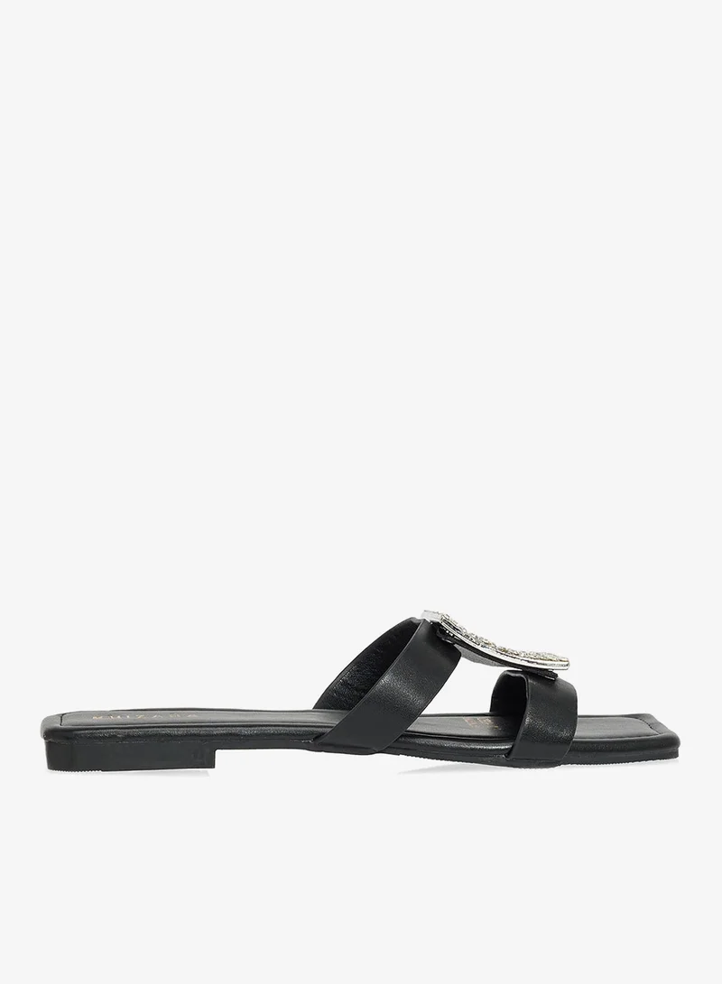 Diamante Flat Sandal