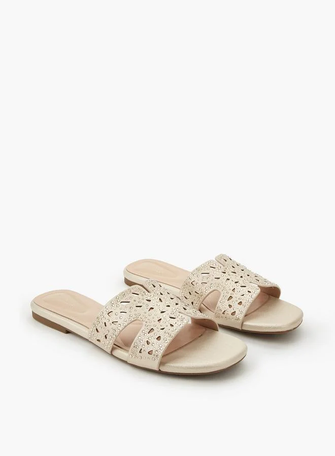 Women's Embellished Flat Sandals