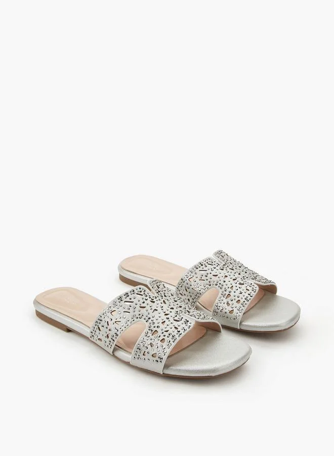 Women's Embellished Flat Sandals