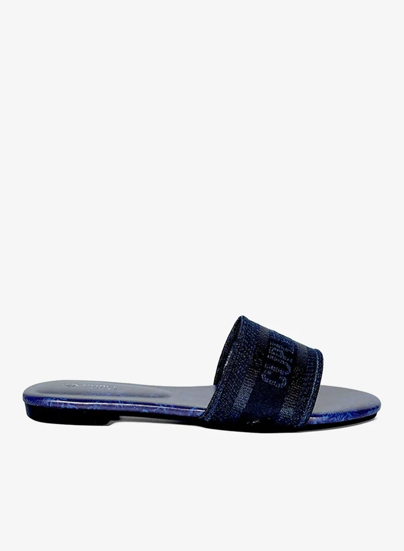 Cuple Print Slip-on Sandals