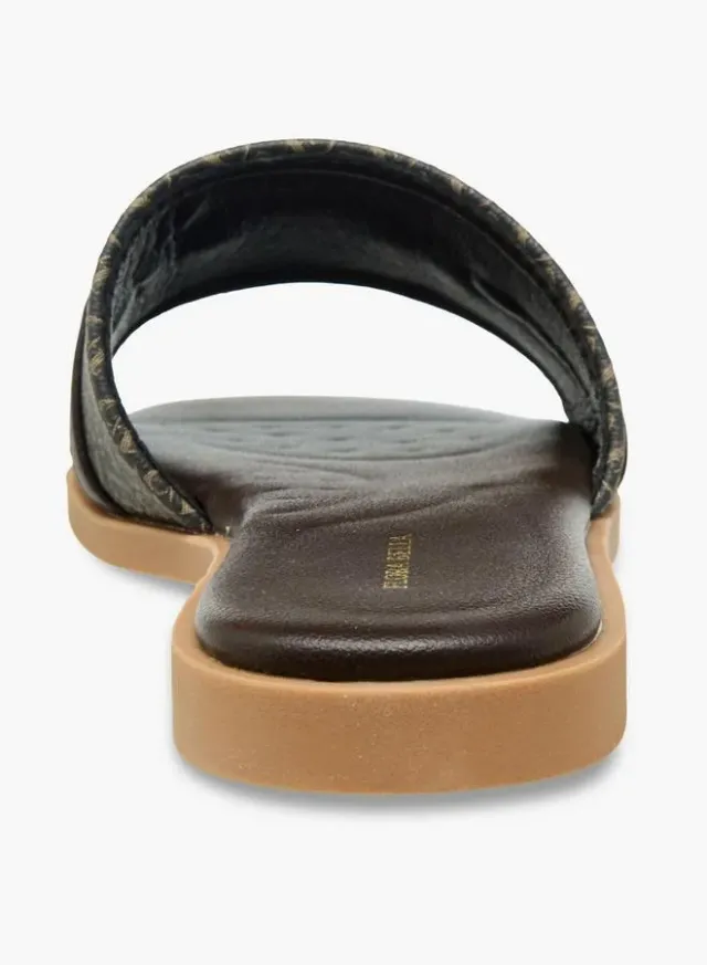 Flora Bella Women Monogram Slip-On Sandals – image 5