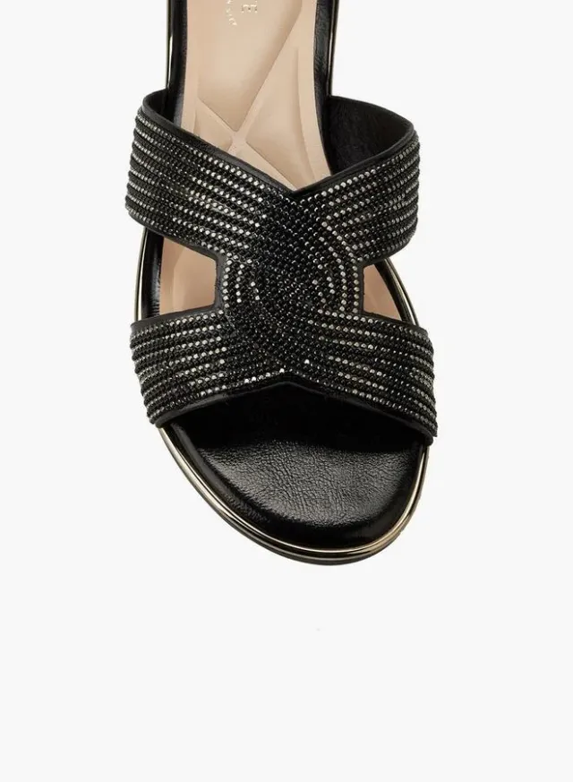 Women's Stone Embellished Slides – image 4