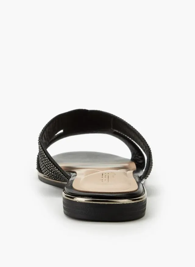 Women's Stone Embellished Slides – image 5