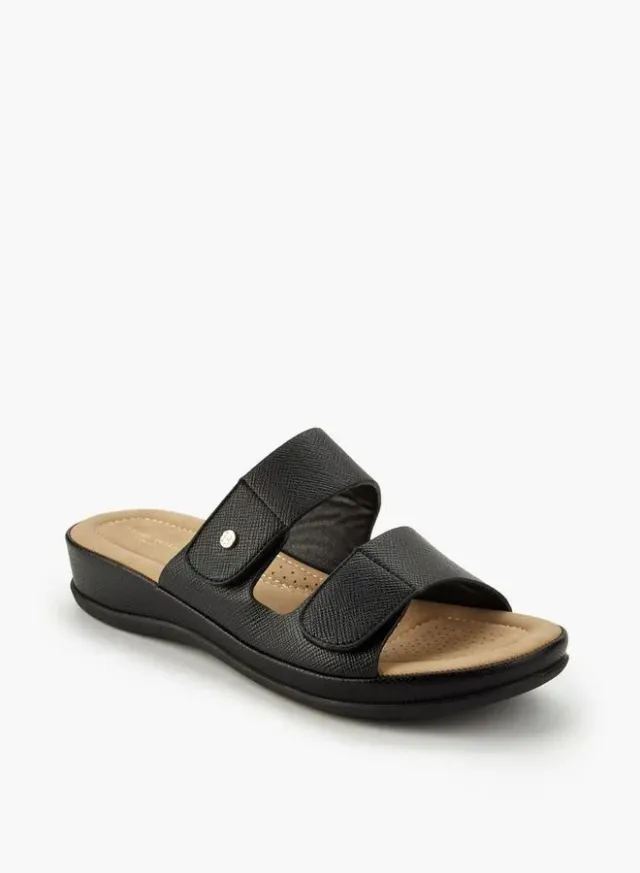 Flora Bella Women Floral Textured Wedge Sandals – image 2