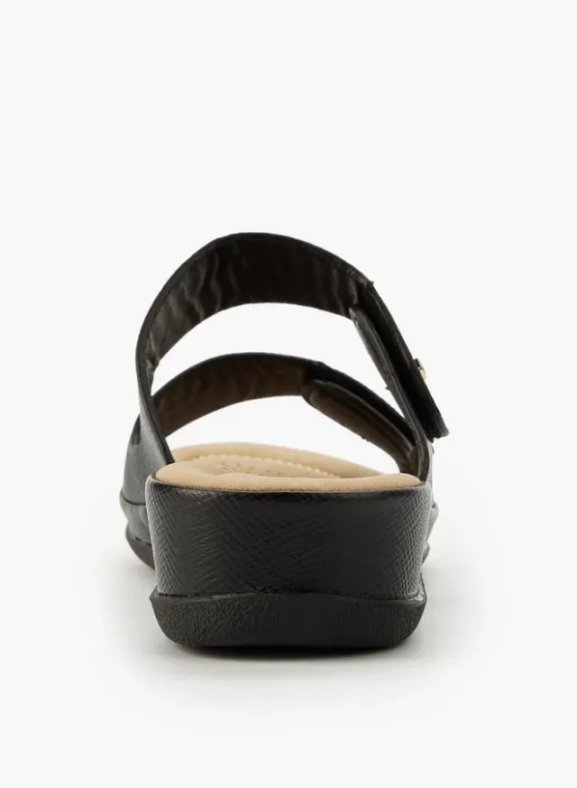 Flora Bella Women Floral Textured Wedge Sandals – image 4