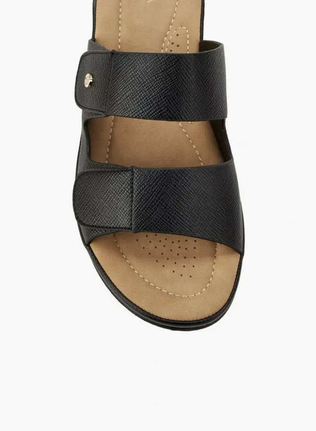 Flora Bella Women Floral Textured Wedge Sandals – image 5