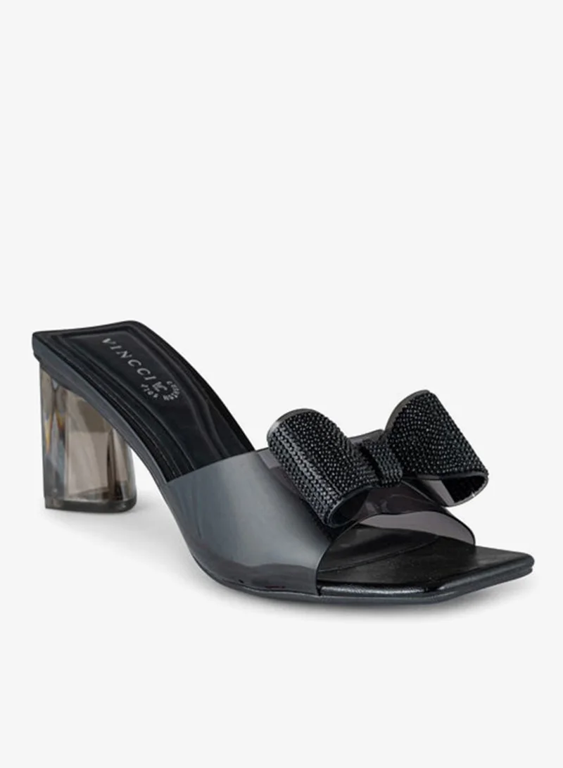 Women One-Strap Mid-Heel Sandals