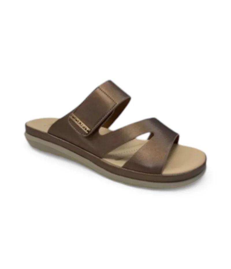 Dual-Strap Slide Sandals
