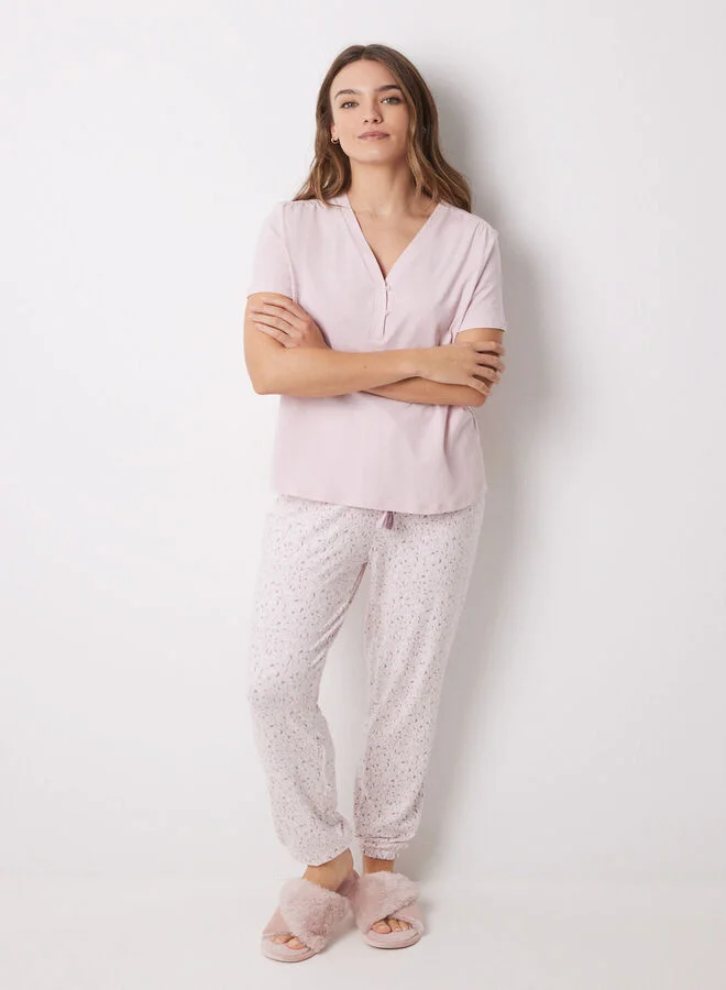 Soft Animal Print Skinny Pants