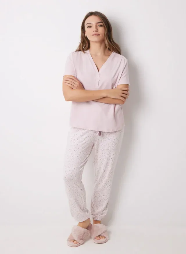 Soft Animal Print Skinny Pants