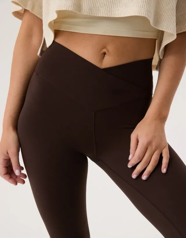 Aerie Real Me High Waisted Crossover Flare Legging – image 3