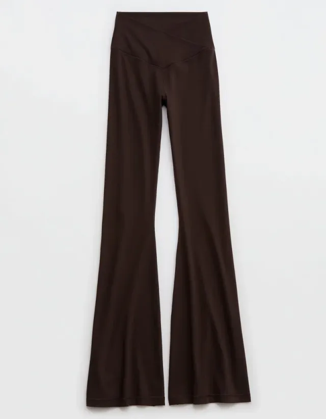 Aerie Real Me High Waisted Crossover Flare Legging – image 4