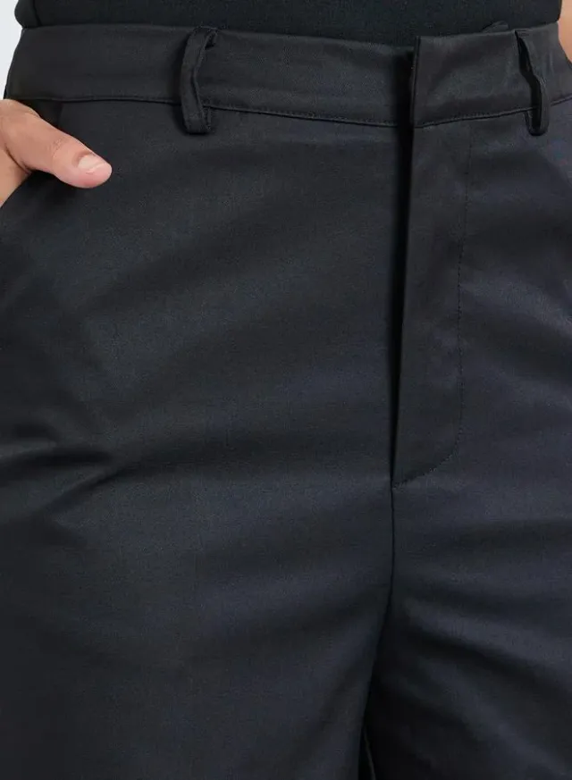 Wide Leg Trousers Black – image 4