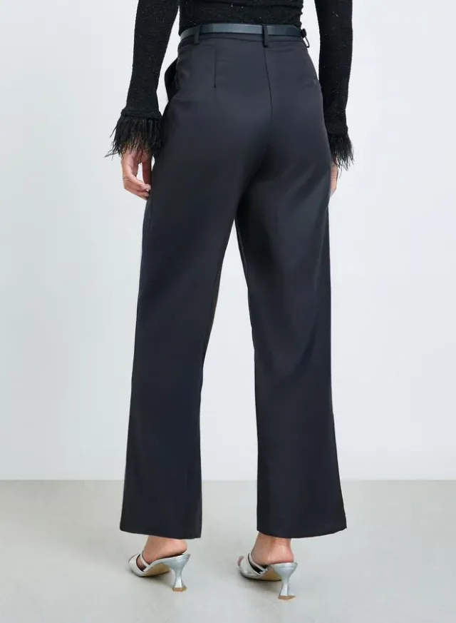 Wide Leg Trousers Black – image 5