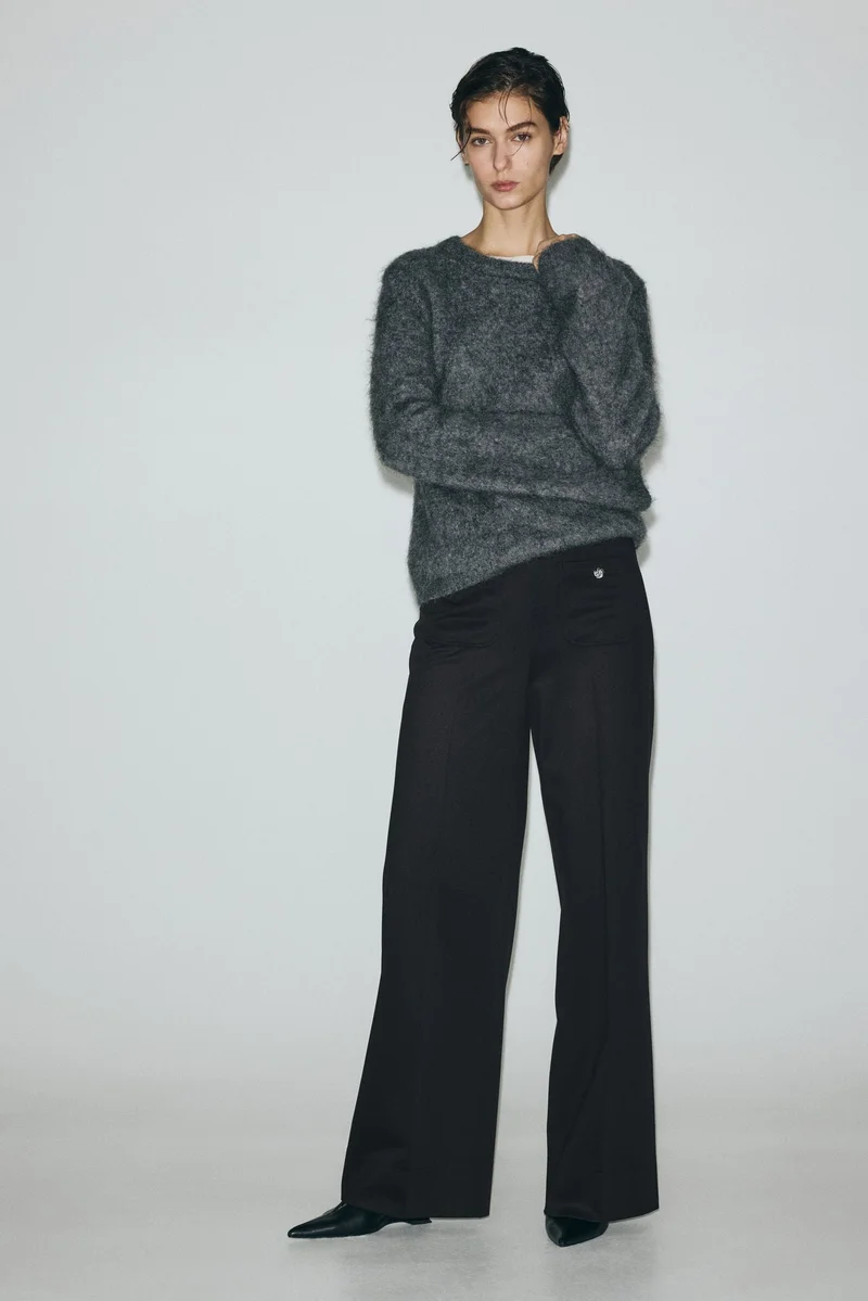 Straight-Leg Trousers