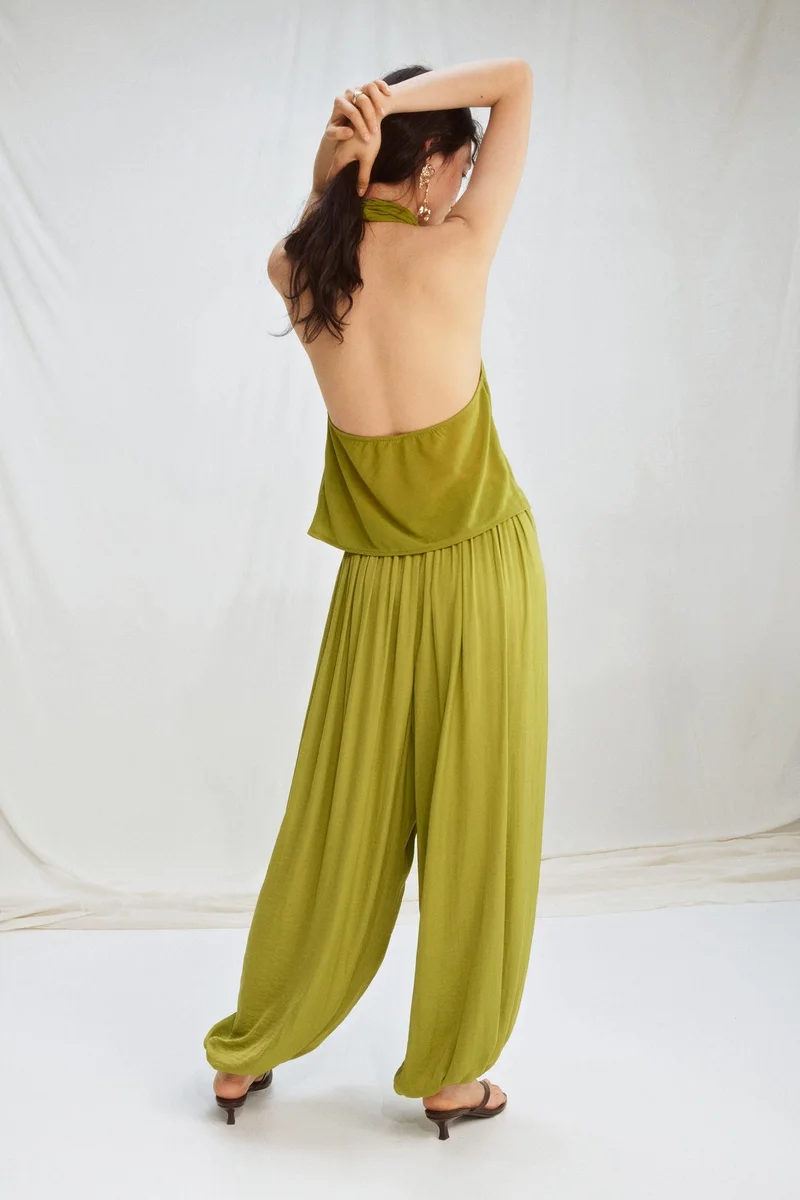 Draped Balloon Trousers