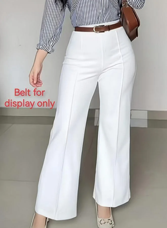 Straight Leg Pants White