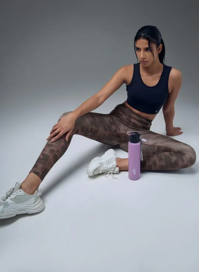 Women's Printed High-Rise Skinny Fit 4-Way Stretch Tights – image 4