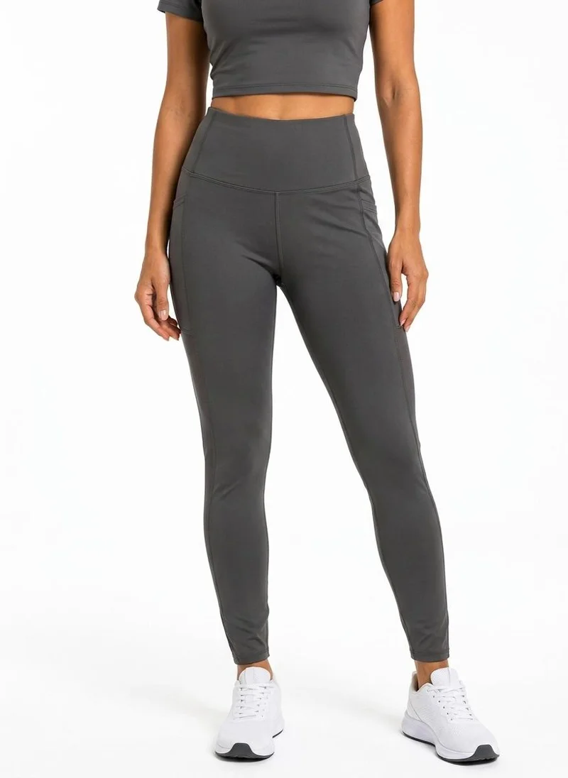 Women's Luxe Soft Training Leggings Dark Grey