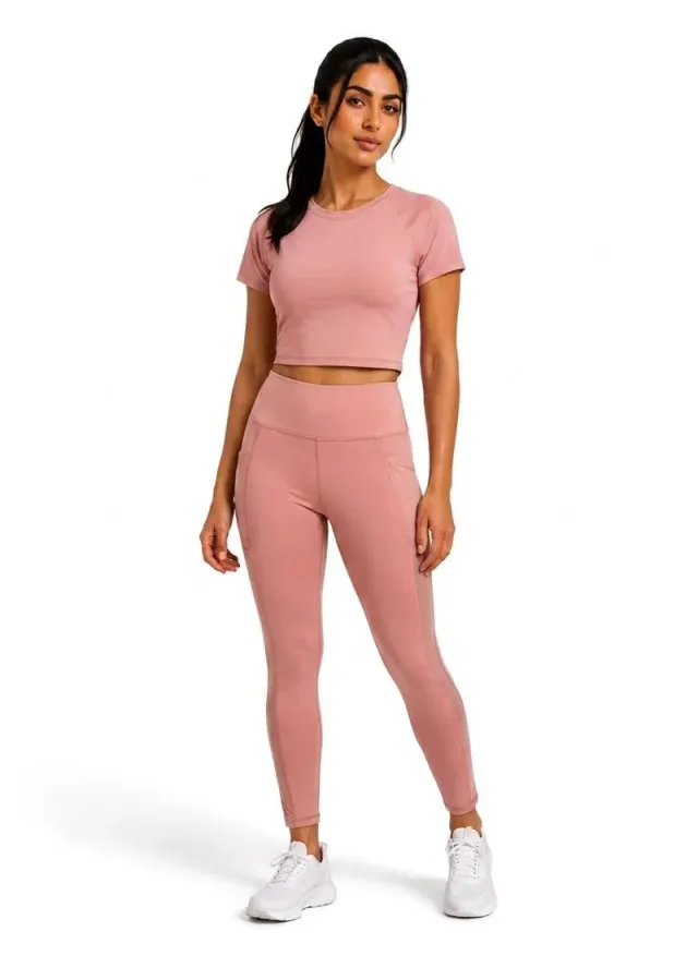 Women's Luxe Soft Training Leggings Dark Grey – image 4