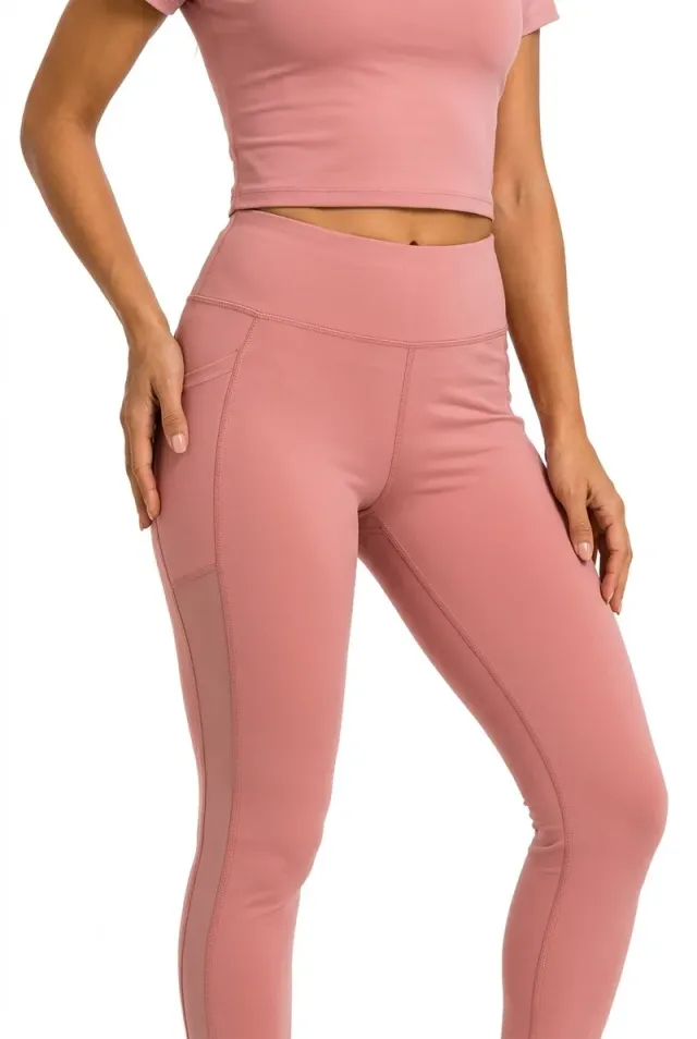 Women's Luxe Soft Training Leggings Dark Grey – image 5