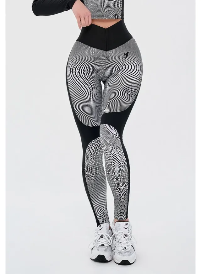 Women's High Waisted Tummy Control Push Up Leggings – image 2