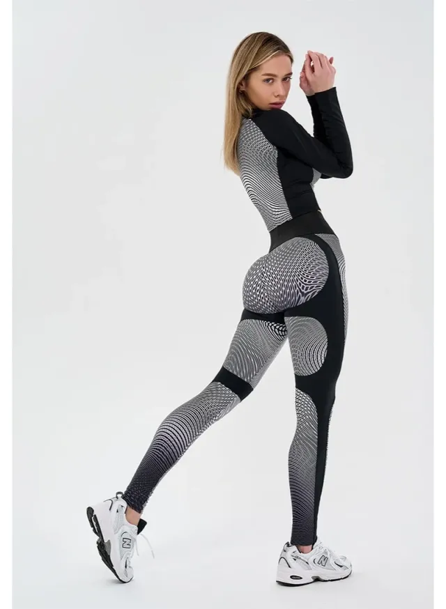 Women's High Waisted Tummy Control Push Up Leggings – image 4