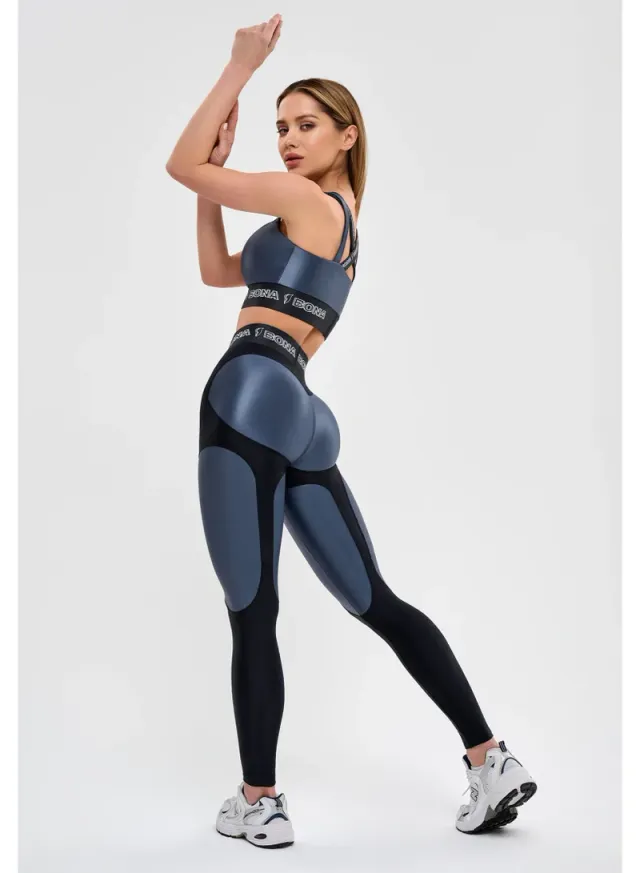 Women's High Waisted Tummy Control Push Up Leggings – image 7