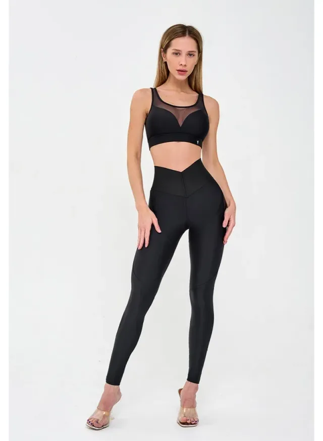 Women's High Waisted Tummy Control Push Up Leggings – image 4