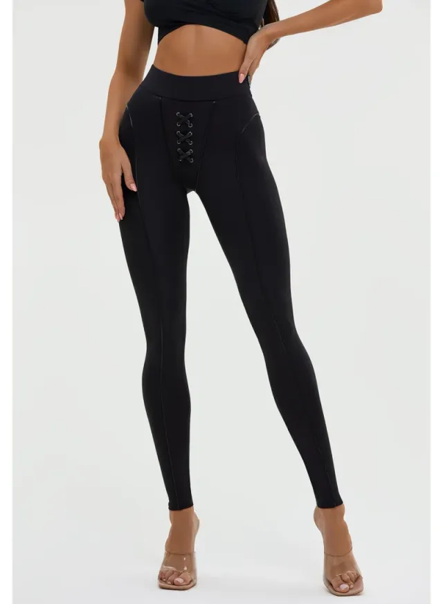 Women's High Waisted Tummy Control Workout Leggings – image 2