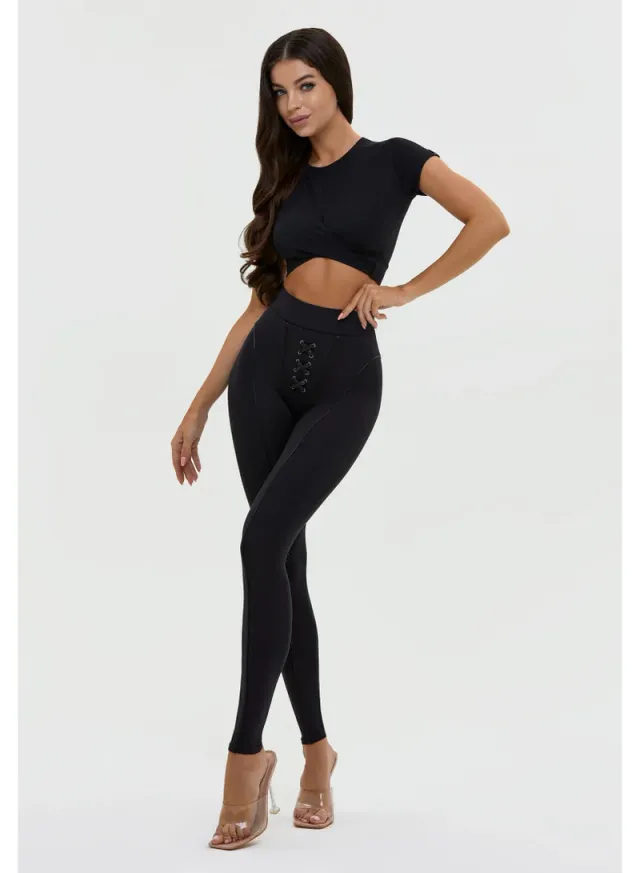 Women's High Waisted Tummy Control Workout Leggings – image 5