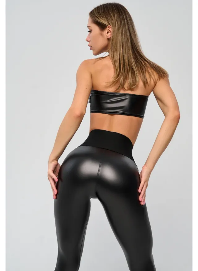 Women's High Waisted Tummy Control Workout Leggings – image 4