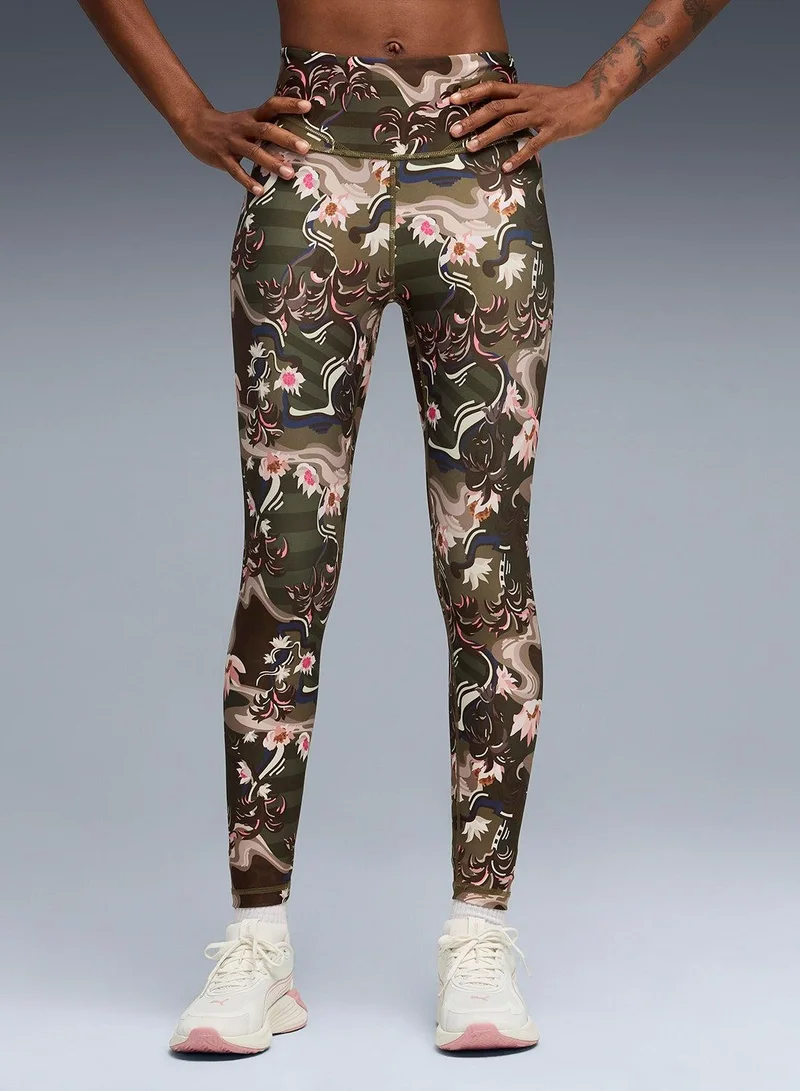 League 7/8 High-Waist AOP Tights