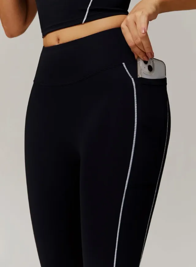 Women's High Waist Tummy Control Workout Leggings with Pockets – image 4