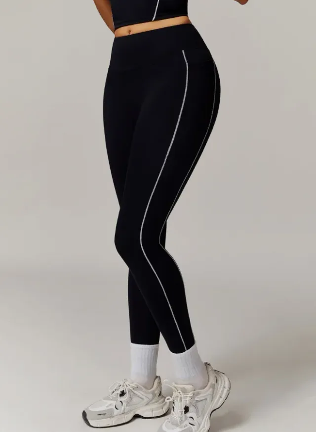 Women's High Waist Tummy Control Workout Leggings with Pockets – image 5