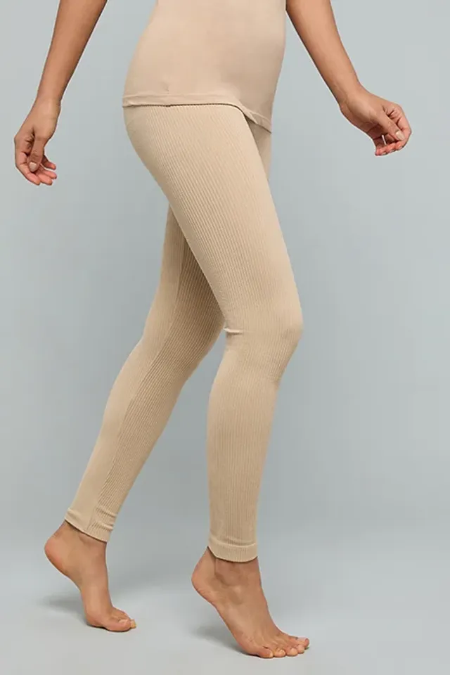 Ribbed Leggings Elastic Waist – image 4