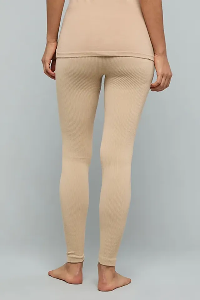 Ribbed Leggings Elastic Waist – image 5