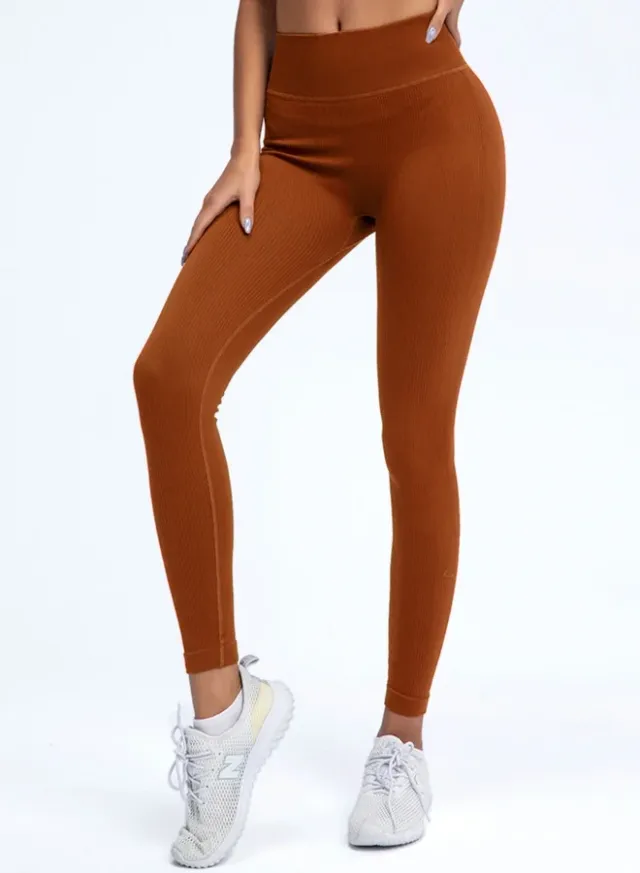 Women's High Waist Tummy Control Workout Leggings – image 4