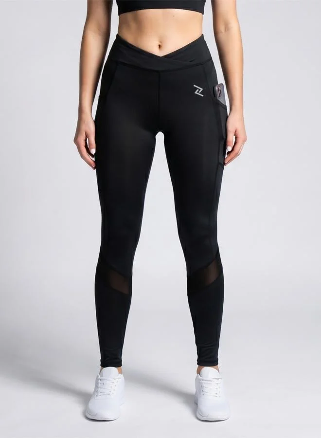 Crisscross Hourglass Pocket Leggings