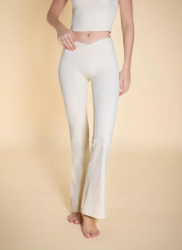 Wrap Over Flare Pants