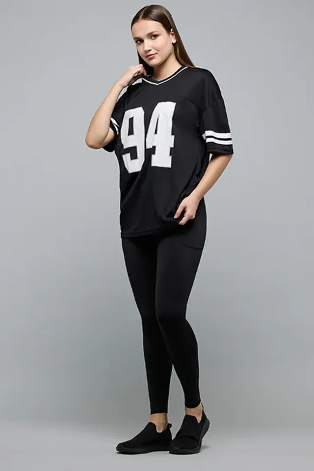 Solid Elastic Waist Leggings – image 5