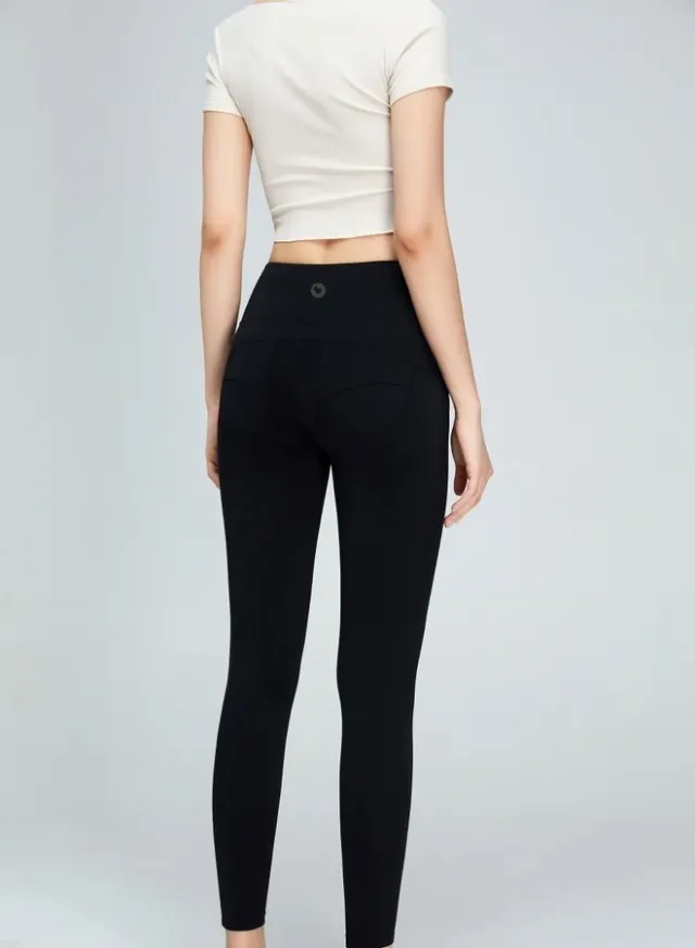 Women's Mid-Waist Tummy Control Workout Leggings – image 4