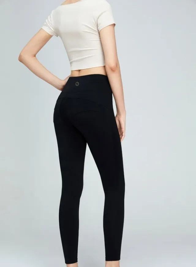 Women's Mid-Waist Tummy Control Workout Leggings – image 5