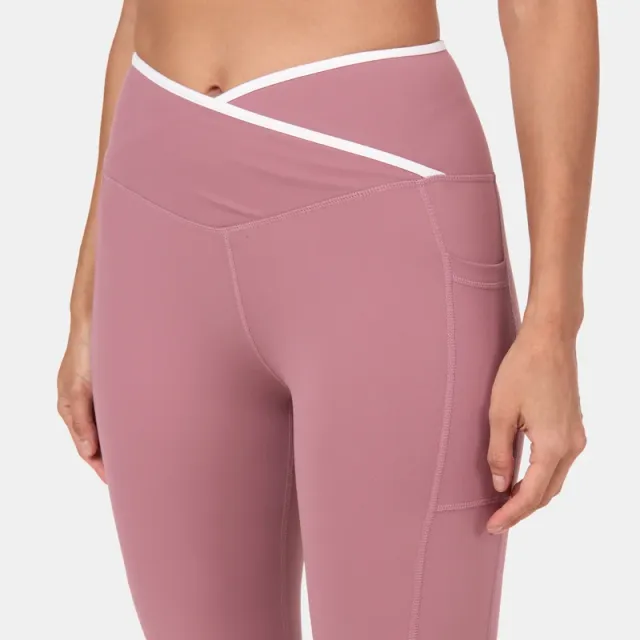 Women's Kickflare Tights - Quick-Dry, Anti-Odor, Cross Waistband – image 4